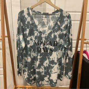 Torrid classic fit “no bad days” long sleeve t-shirt. Size 2X